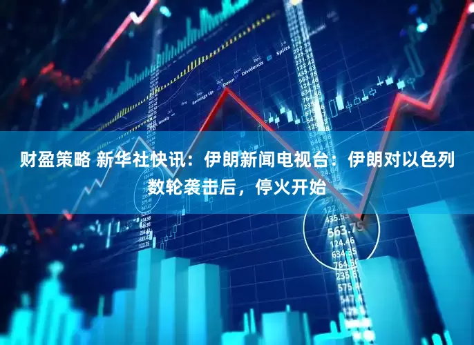 财盈策略 新华社快讯：伊朗新闻电视台：伊朗对以色列数轮袭击后，停火开始