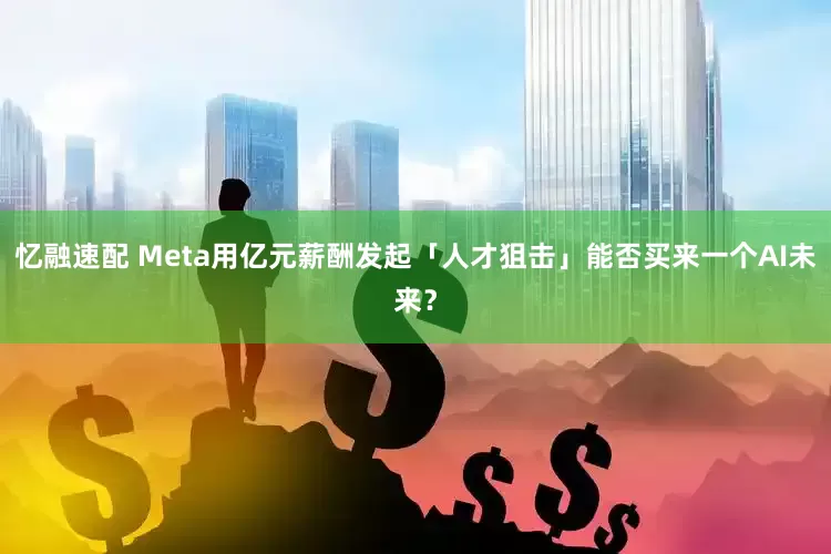 忆融速配 Meta用亿元薪酬发起「人才狙击」能否买来一个AI未来？